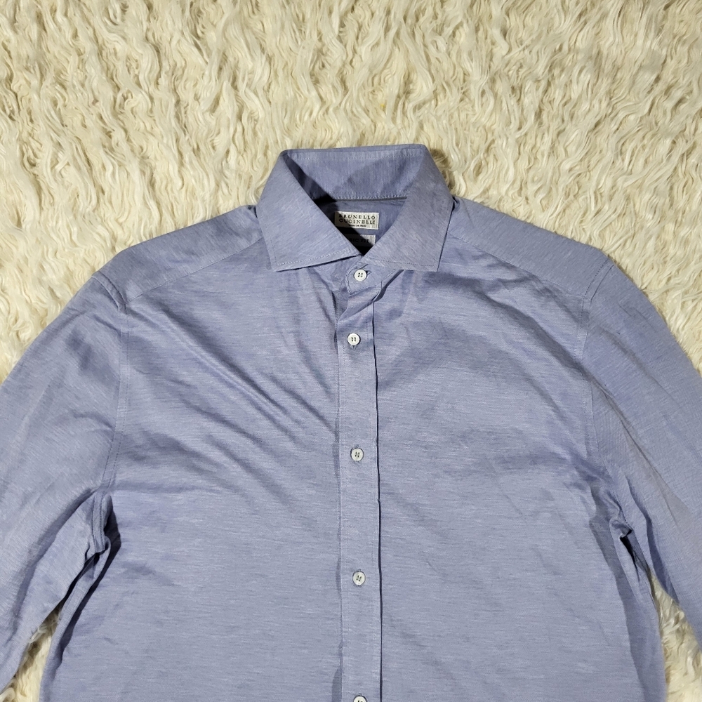 Brunello Cucinelli Button Down Basic Fit Shirt Lo… - image 2